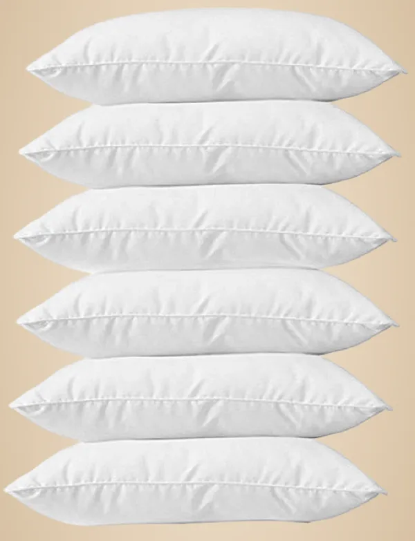 Microfibre_Solid_Sleeping_Pillow_Pack_Of_5_White