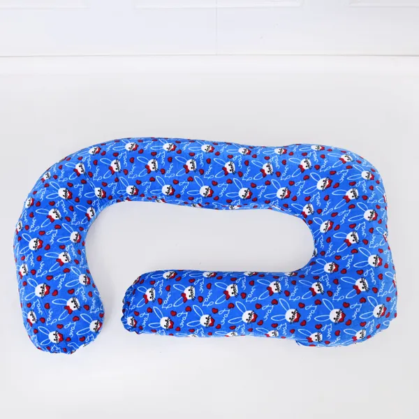 Light_Blue_Polyester_Fibre_Pregnancy_Pillow