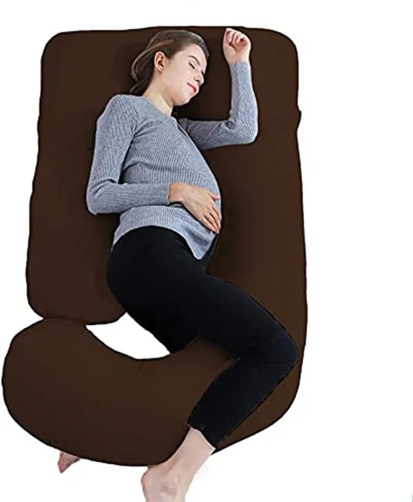 Premium_J_Shape_Purple_And_Brown_Microfiber_Solid_Pregnancy_Pillow_Pack_Of_1