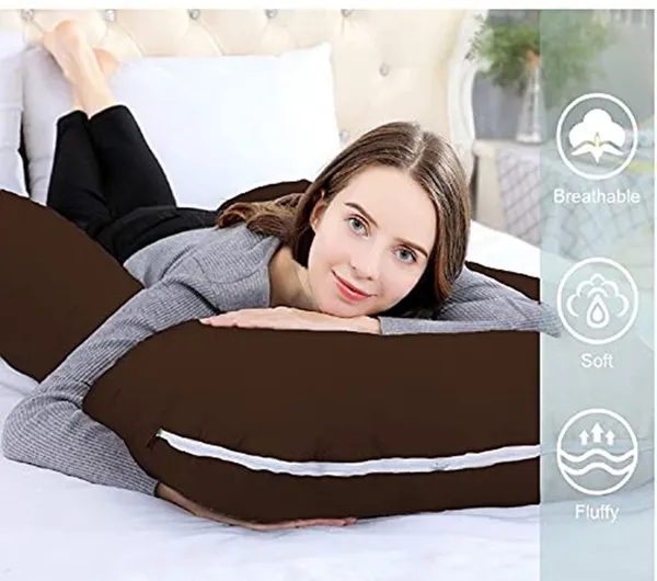 Premium_J_Shape_Purple_And_Brown_Microfiber_Solid_Pregnancy_Pillow_Pack_Of_1