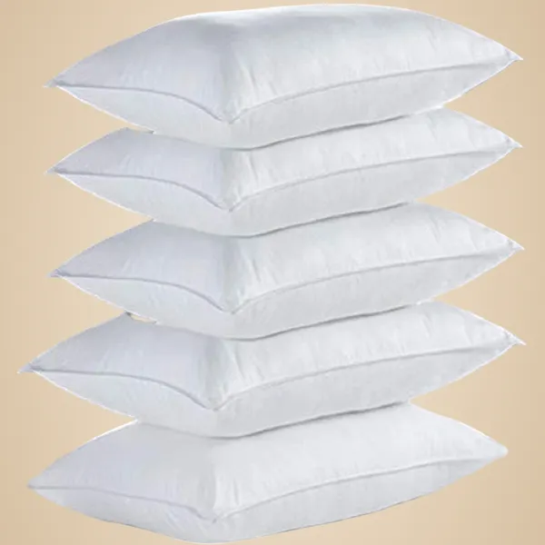 Microfibre_Solid_Sleeping_Pillow_Pack_Of_5_White