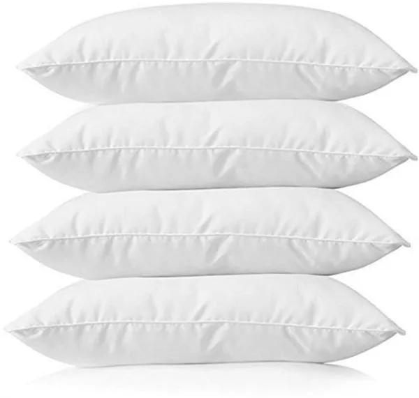 Microfibre_Solid_Sleeping_Pillow_Pack_Of_4_White