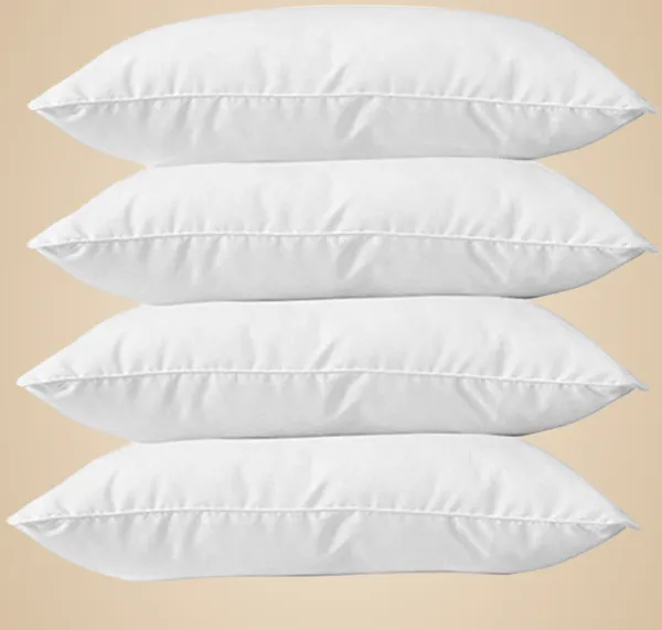 Microfibre_Solid_Sleeping_Pillow_Pack_Of_4_White
