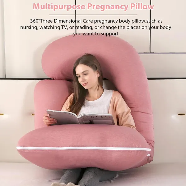 Premium_J_Shape_Purple_And_Grey_Microfibre_Solid_Pregnancy_Pillow_Pack_Of_1