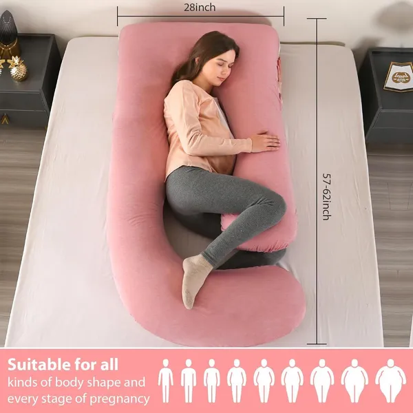 Premium_J_Shape_Purple_And_Grey_Microfibre_Solid_Pregnancy_Pillow_Pack_Of_1