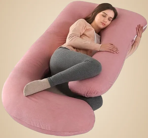 Premium_J_Shape_Purple_And_Grey_Microfibre_Solid_Pregnancy_Pillow_Pack_Of_1