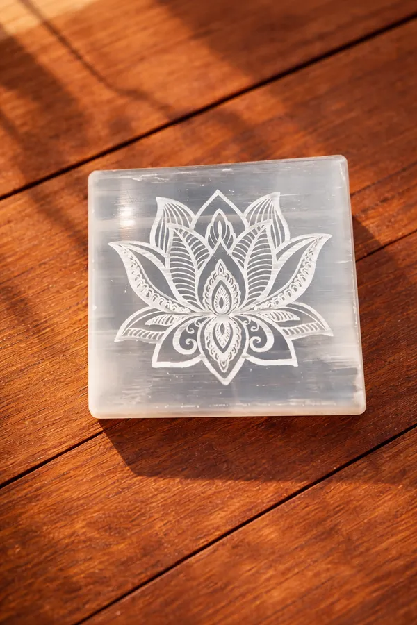 Certified_Selenite_Charging_Plate_with_Lotus_Engraving