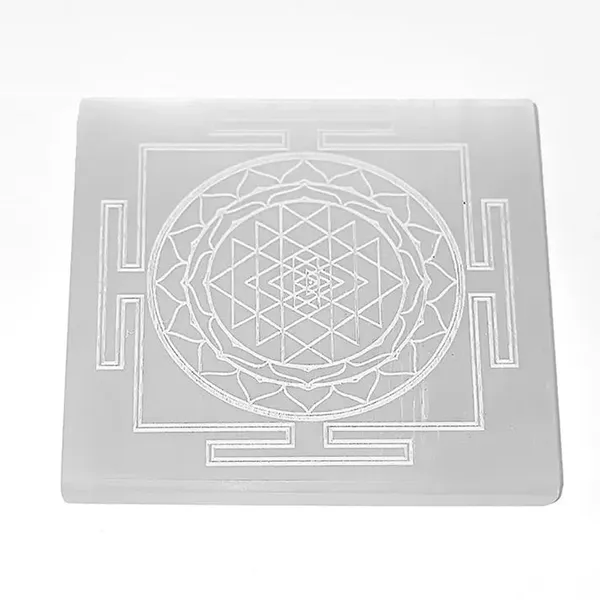 Selenite_Shree_Yantra_Charging_Plate
