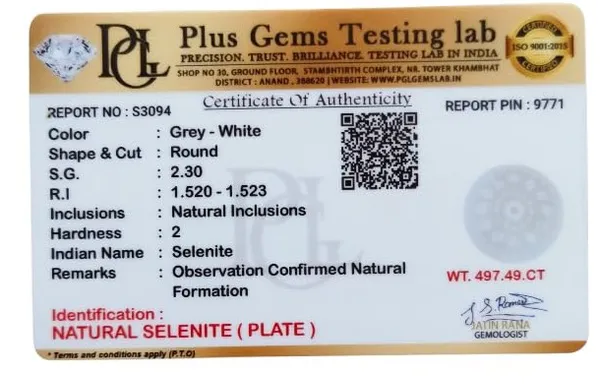 selenite_plate_with_certificate-3inch