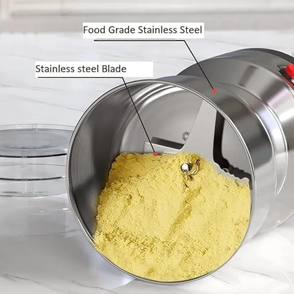 Silver_Mini_Electric_Spice_Grinder_200W_Stainless_Steel_Masala_Mixer_With_Transparent_Lid_Dry_Herbs_And_Seed_Grinder_For_Home_Kitchen_(Capacity_50_100G)