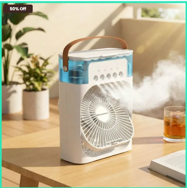 White_Plastic_Premium_Air_Cooler_Fan_For_Home_Office_Travel