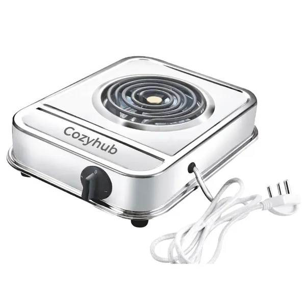 Cozyhub_2000_Watt_Fast_Heating_Electric_Coil_Stove_|_Durable_Stainless_Steel_Body_|_Compact_&_Portable_Single_Burner_Hot_Plate_for_Quick_Meals_Anywhere