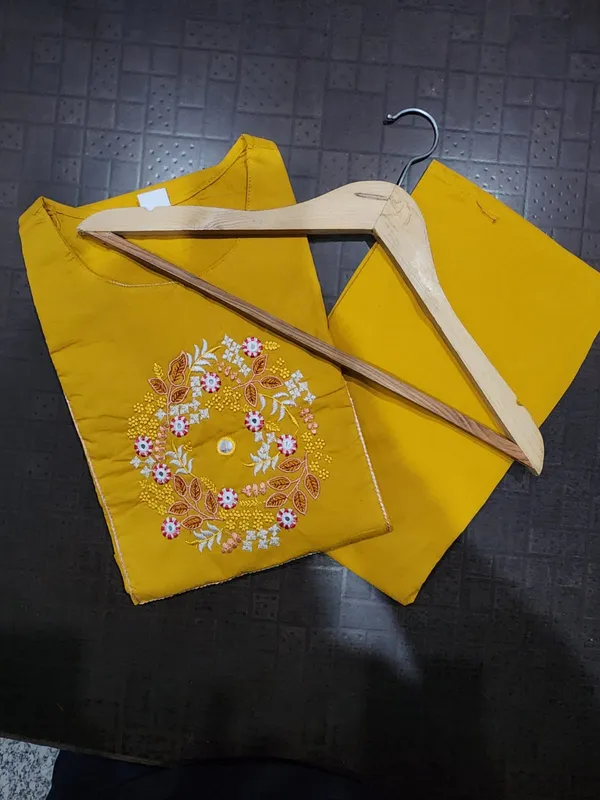 Mustard_Yellow_Elegance_Tailored_Kurta_Set_For_Women_And_Girls