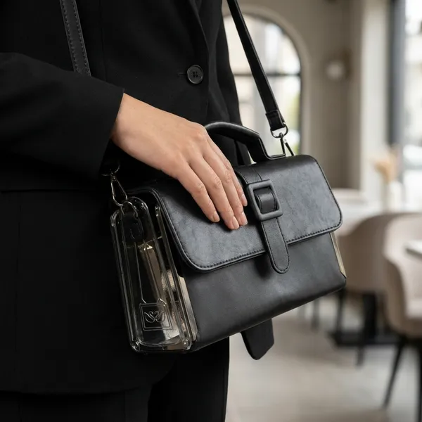 Black_Faux_Leather_Sling_Bag_For_Daily_Office_Work_Use