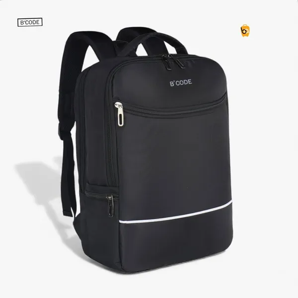 Black_Cordura_With_Double_Compartment_Backpack_For_Daily_Office_Work_Use