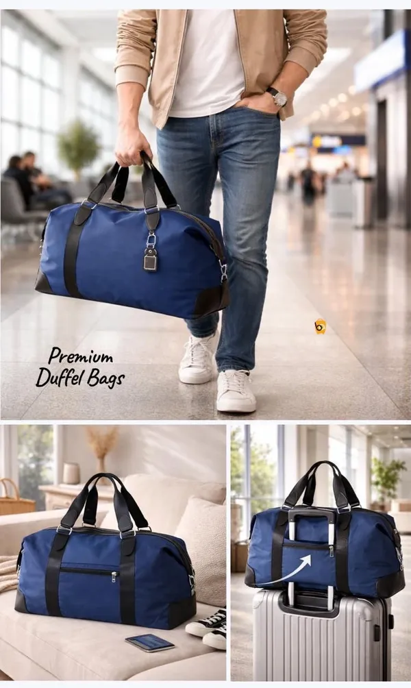 Blue_Oxford_Nylon_Duffel_Bag_For_Daily_Office_Work_Use