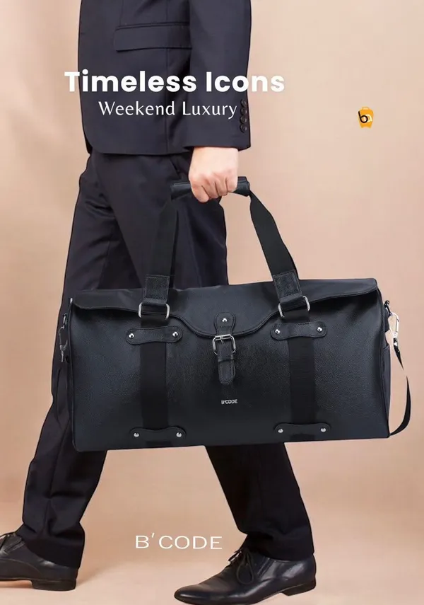 B’CODE_TechTraveler_Weekender_Duffel_Bag