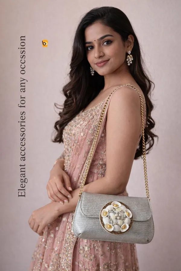 Grey_Soft_Metallic_Pu_Jute_Clutch_Bag_For_Women