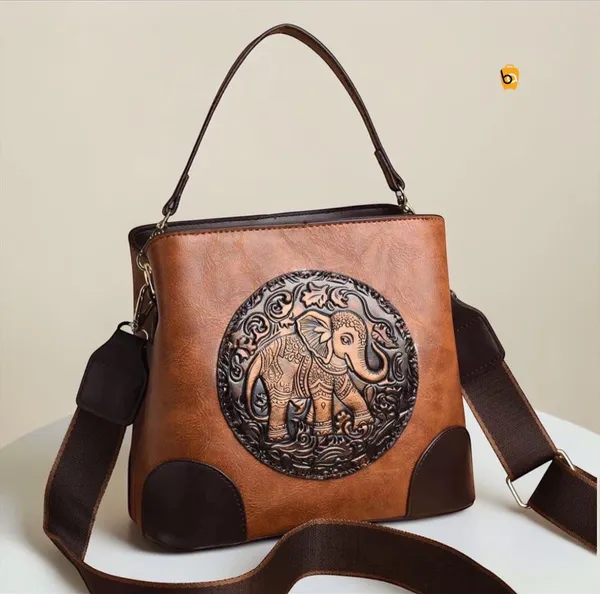 Light_Brown_Canvas_Pu_Leather_Bucket_Bag_For_Women