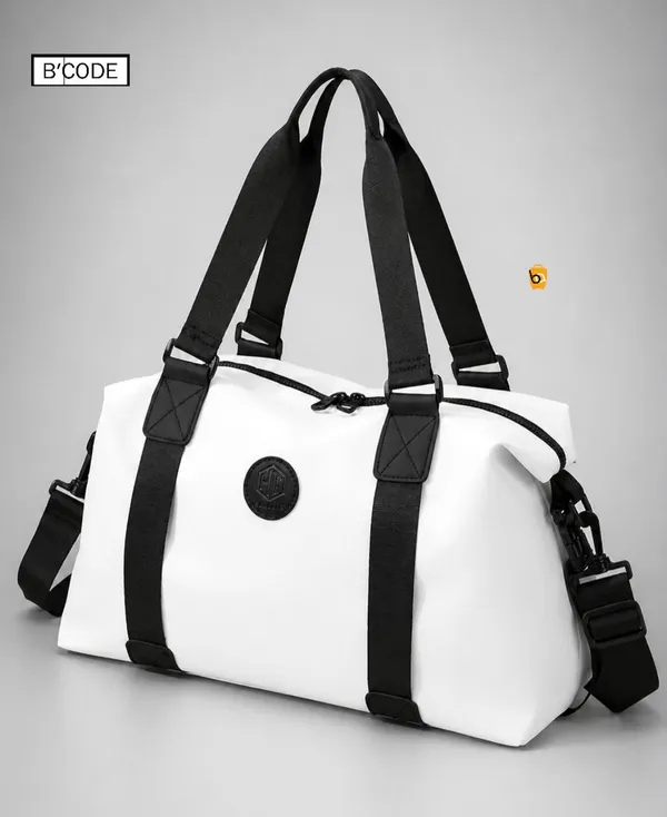 Luxurious_Duffel_Bags_in_CK_Dotted_Fabric