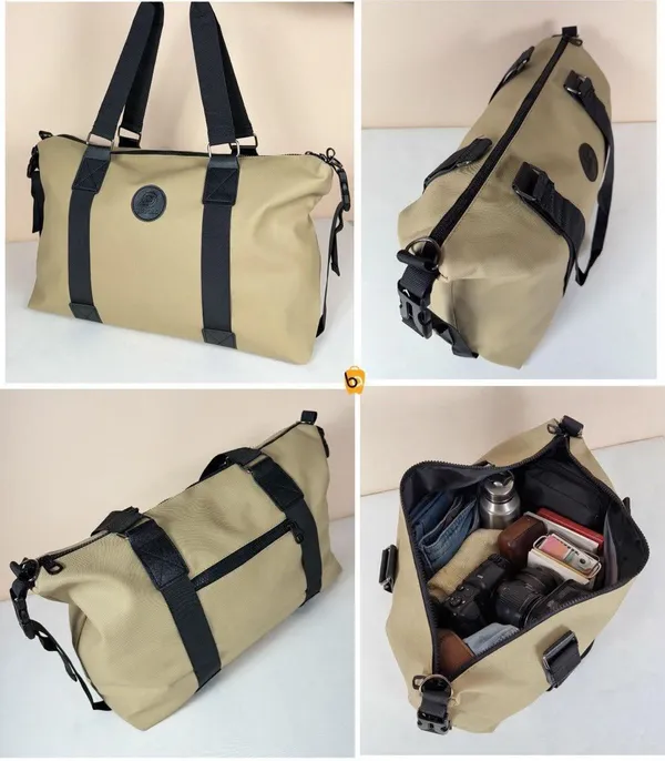 Luxurious_Duffel_Bags_in_CK_Dotted_Fabric