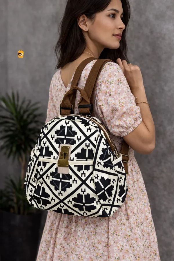 Black_And_White_Canvas_Poly_Soft_Backpack_For_Unisex