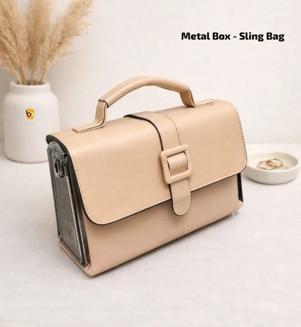 Blush_Pink_Faux_Leather_Sling_Bag_For_Daily_Office_Work_Use