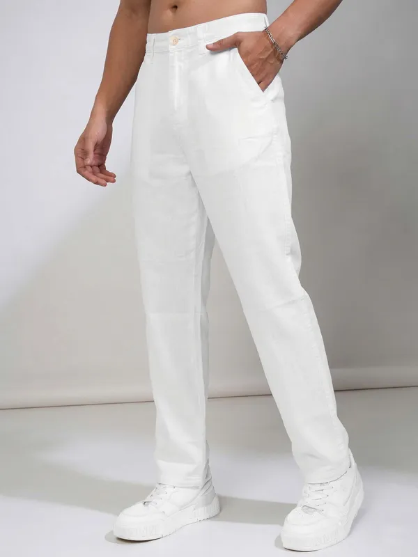 Mens_White_Straight_Fit_Casual_Trousers