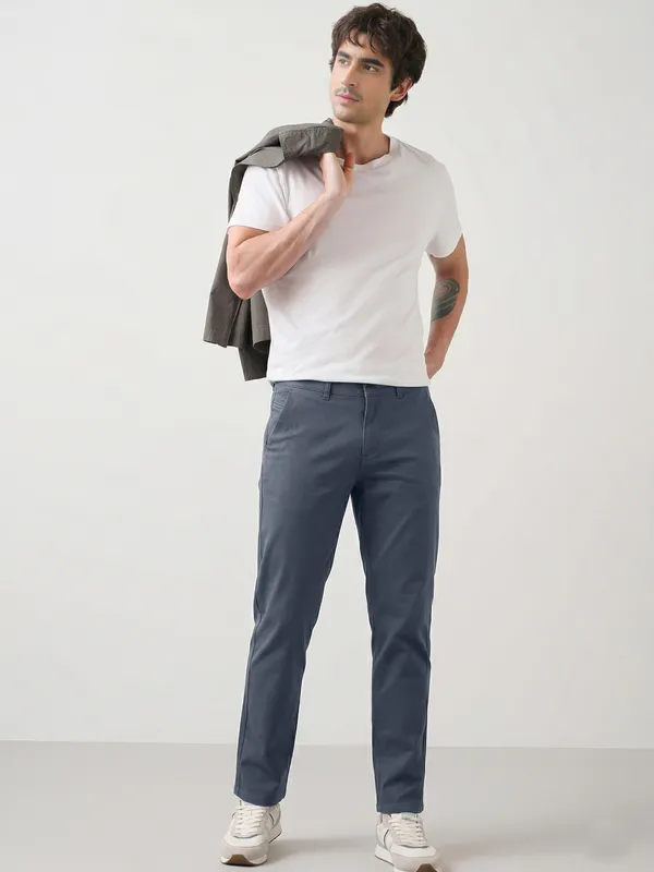 MID_GREY_Solid_Slim_Fit_4WAY_STRETCH_Trousers_for_Men