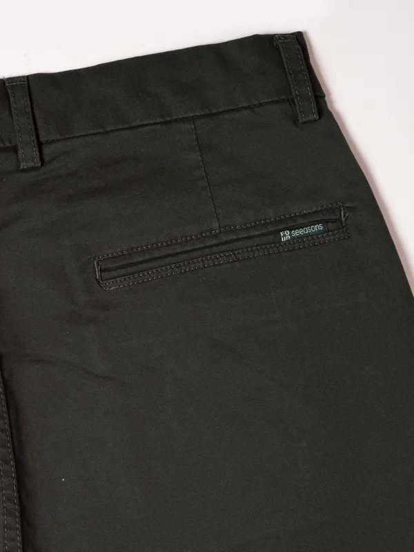 DARK_Olive_Green__Cotton_Casual_Chino_Trousers_for_Men