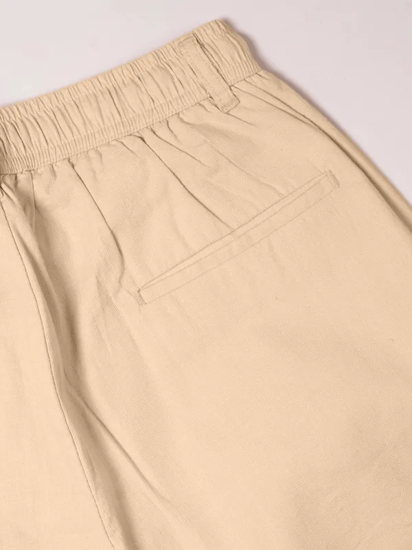 Mens_AIR_LINEN__Beige_Drawstring_Linen_Trousers