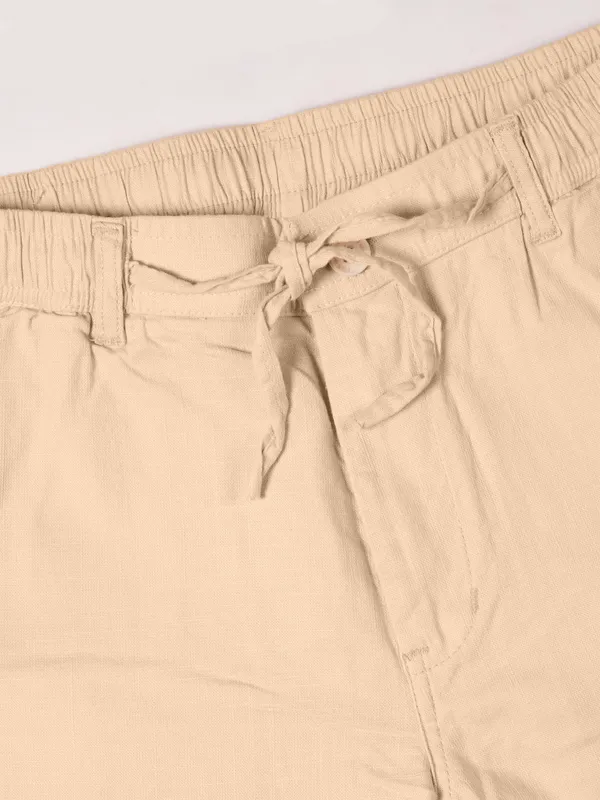 Mens_AIR_LINEN__Beige_Drawstring_Linen_Trousers