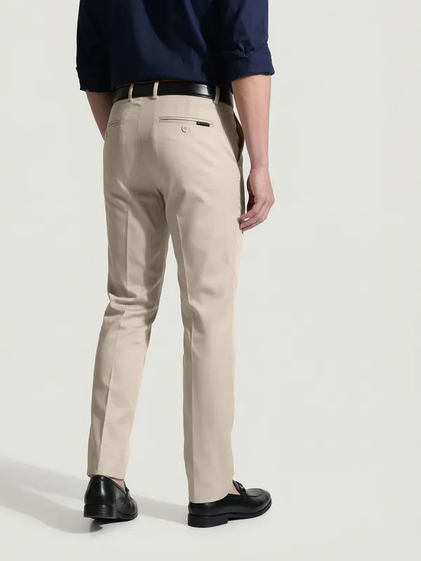 Beige_FLEXI_WAIST_formal_formal_trouser_for_Men