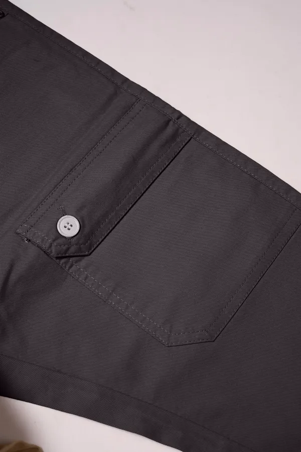 Mens_Charcoal_Grey_Cargo_Pants_With_Button_Pocket_Detail