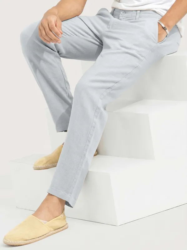 Light_grey_cool__linen_Flat_Front_trouser