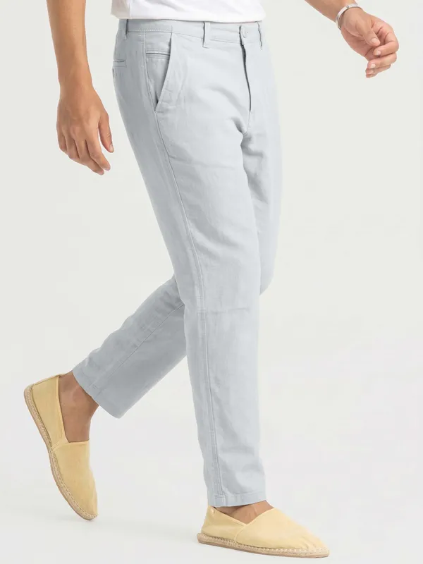 Light_grey_cool__linen_Flat_Front_trouser