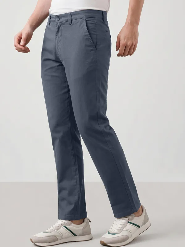 MID_GREY_Solid_Slim_Fit_4WAY_STRETCH_Trousers_for_Men