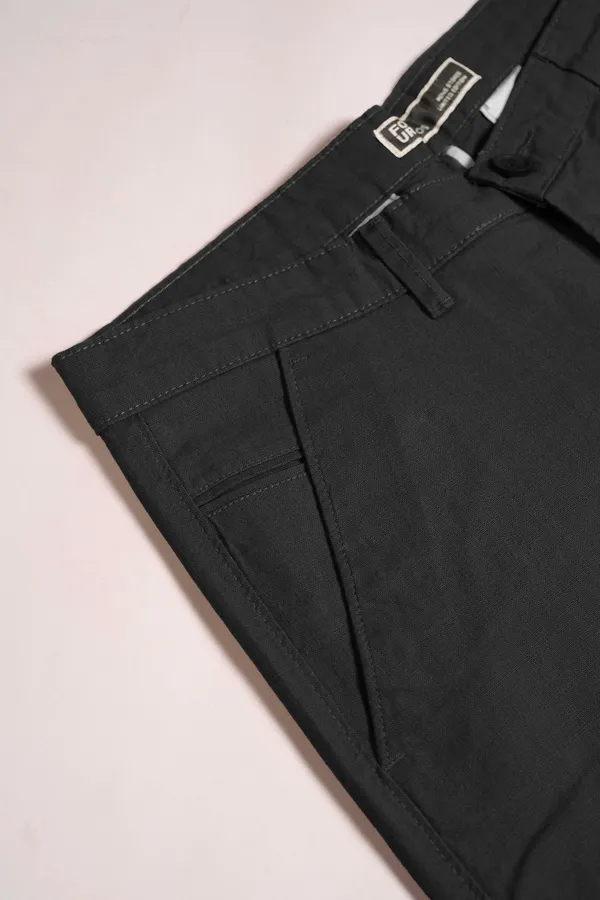 Black_cool_linen_Flat_Front__Trousers_for_Men