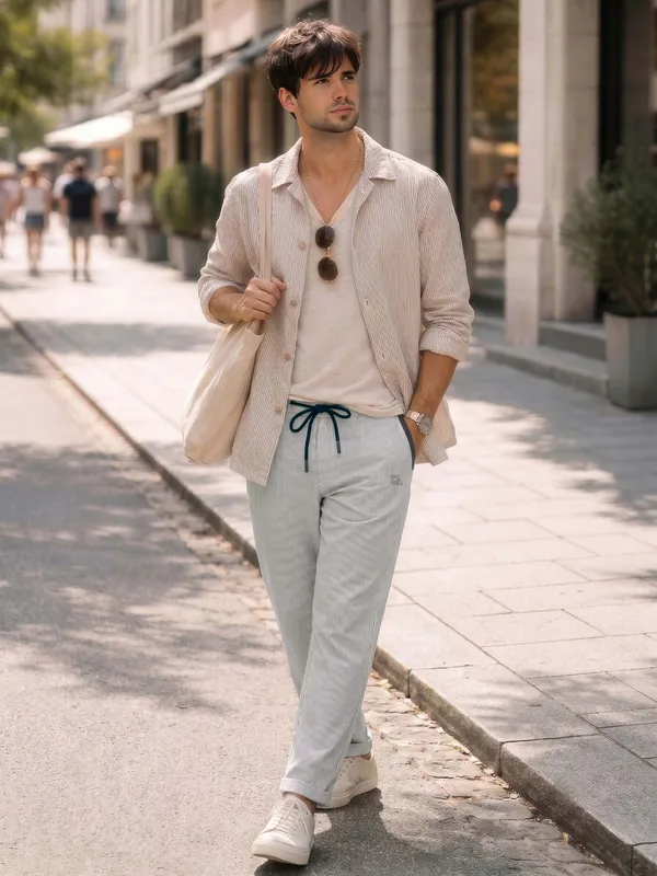 Blue_Striped_Cotton_Drawstring_Lounge_Shorts_for_Men