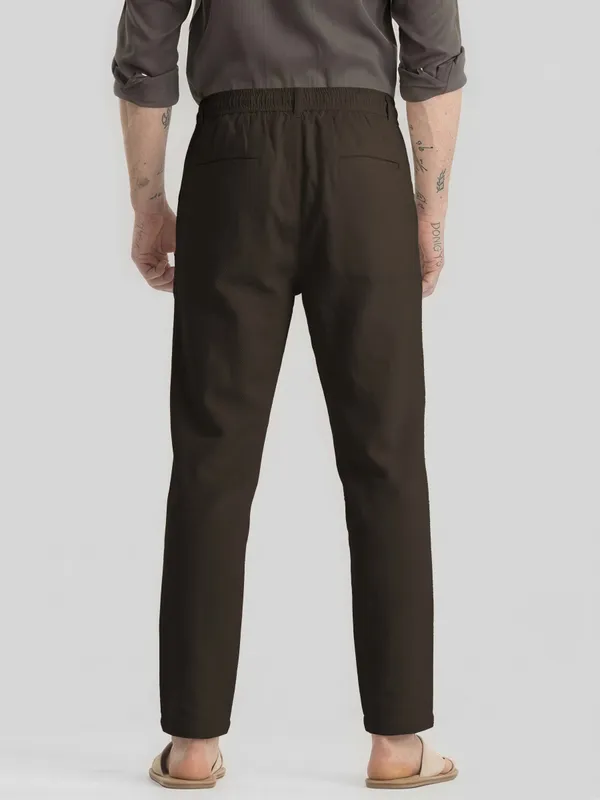 Mens_AIR_LINEN_Linen_Casual_Drawstring_Pants_Dark_olive