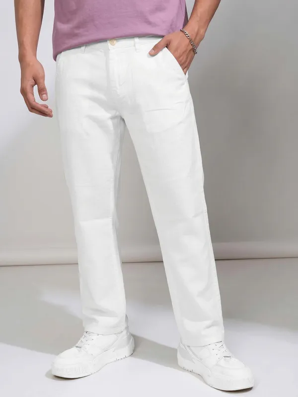 Mens_White_Straight_Fit_Casual_Trousers