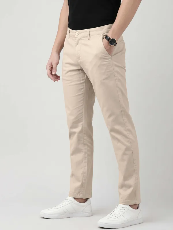 Cream__Cotton_Casual_Chino_Trousers_for_Men
