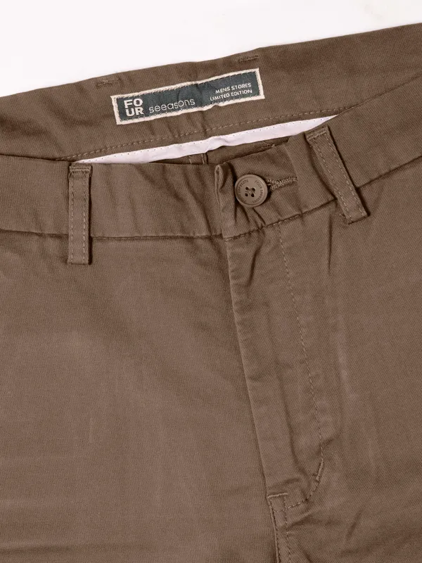 MOSS_Brown_Cotton_Casual_Chino_Trousers_for_Men