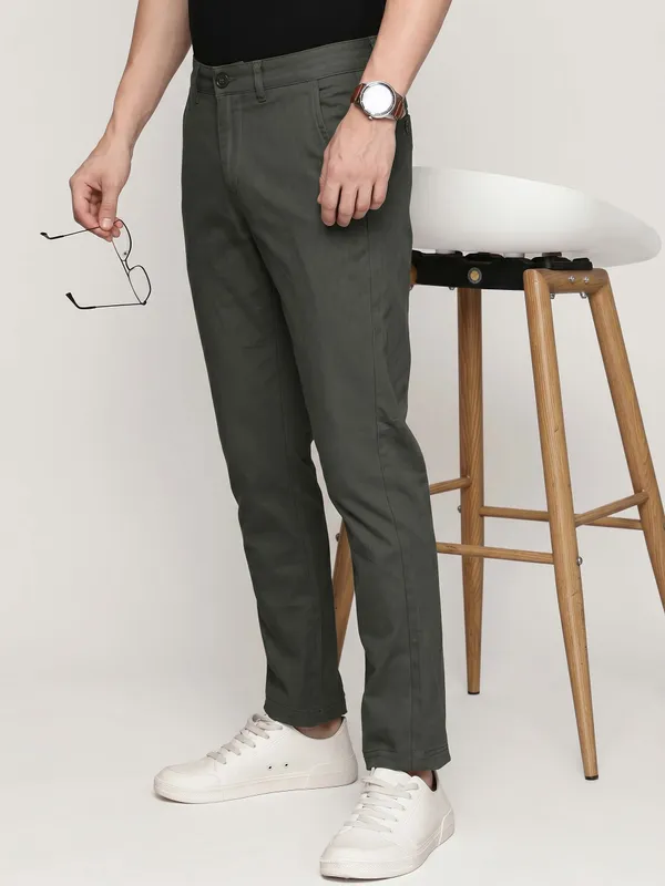 BOTTLE_GREEN__BOX_LYCRA_DOBBY_100%_COTTON_TROUSER