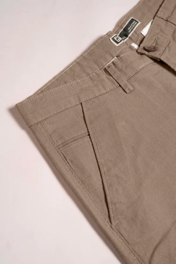 Brown_cool__linen_Flat_Front_trousers__for_Men