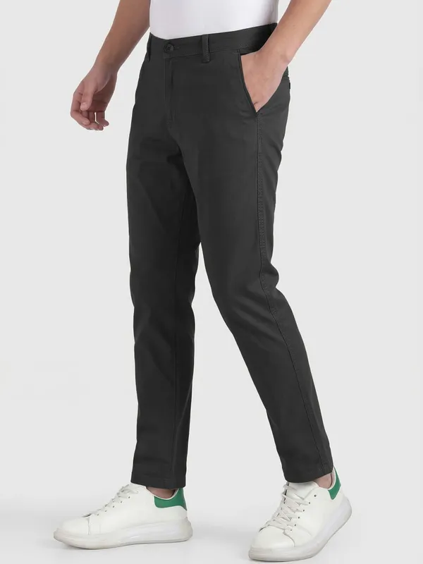Men's_Slim_Fit_COTTON_l_Trousers_-_Black