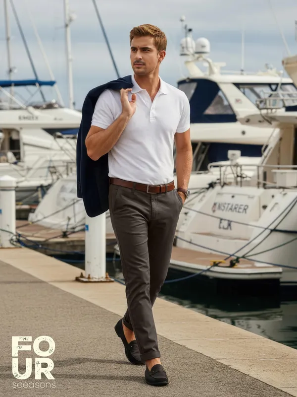 DK_OLIVE_Solid_Slim_Fit_4WAY_STRETCH_Trousers_for_Men