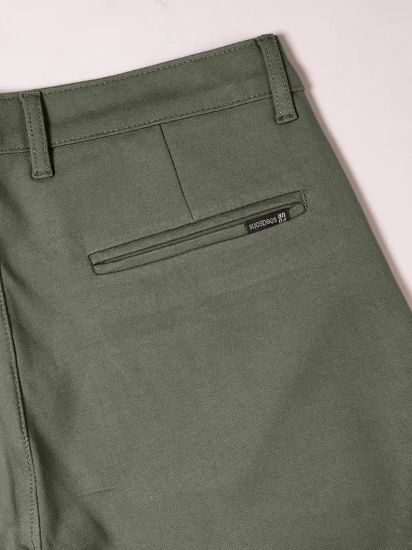 PISTA_Solid_Slim_Fit_4WAY_STRETCH_Trousers_for_Men
