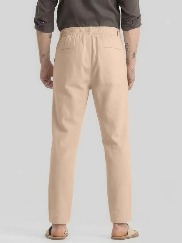 Mens_AIR_LINEN__Beige_Drawstring_Linen_Trousers
