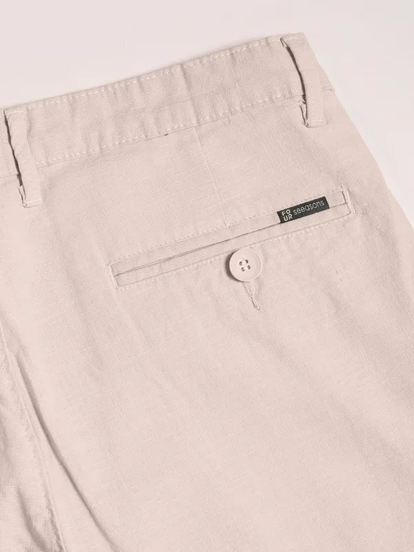 Ash_grey_cool__linen_Flat_Front__Trousers_for_Men